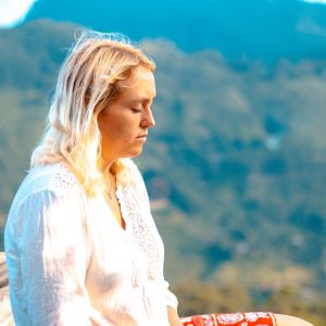 woman, meditate, meditation